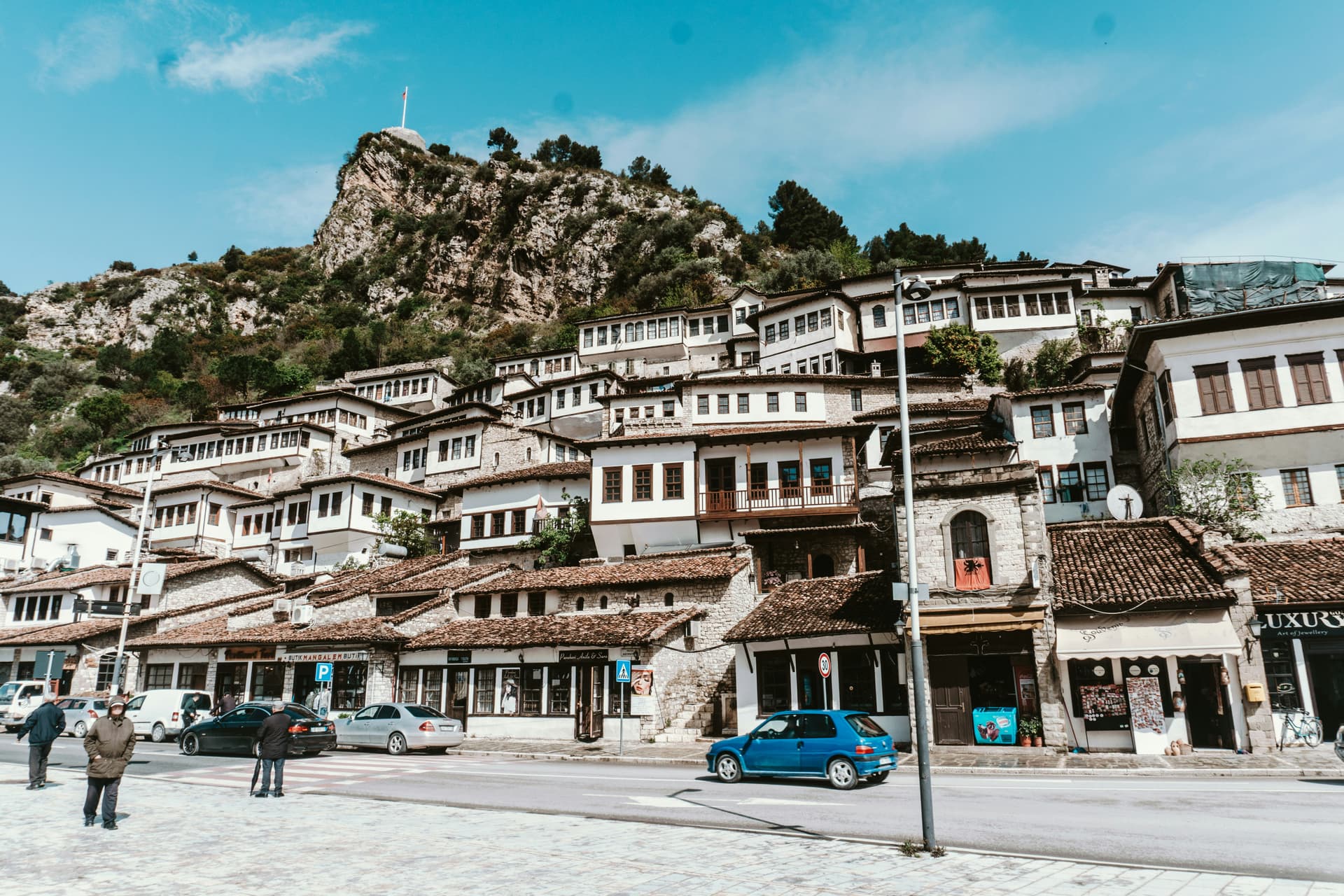 berat city thousand window houses and ottoman architecture